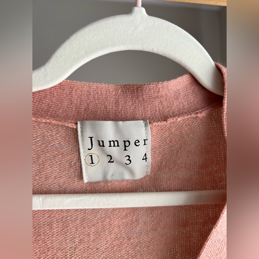 Jumper 1234 Women's Contrast Cashmere Cardigan - Picture 3 of 11